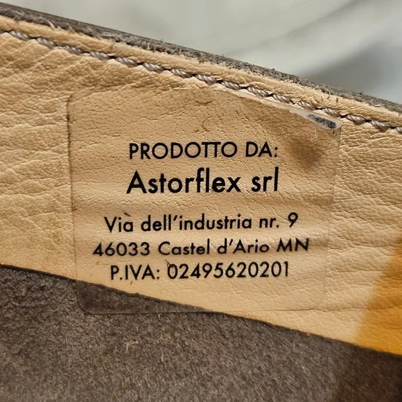 Astorflex Srl Men's Size EU 43 US 10 Brown Leather Slip On Shoes Made In Italy
