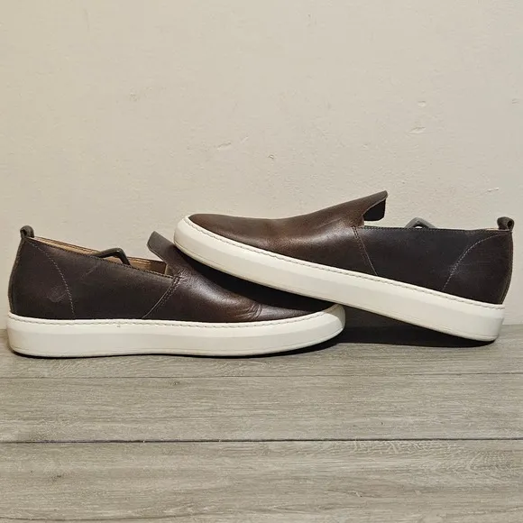 Astorflex Srl Men's Size EU 43 US 10 Brown Leather Slip On Shoes Made In Italy