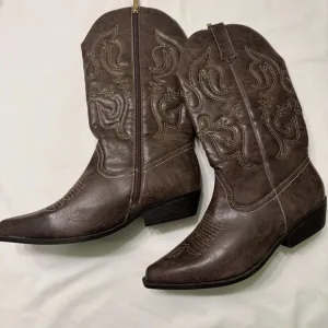 Avenue Brown Western Cowboy Boots 13W