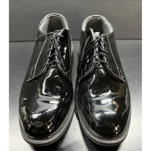 Bates Uniform Oxford Shoes High Gloss Vibram Outsole SIZE 10D
