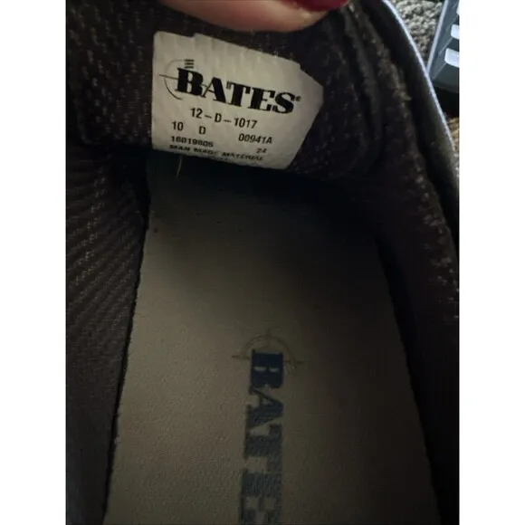 Bates Uniform Oxford Shoes High Gloss Vibram Outsole SIZE 10D
