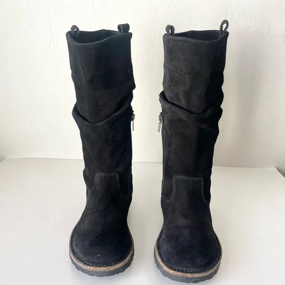 Birkenstock luton high suede tall boots 36