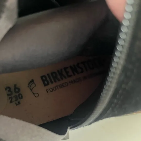 Birkenstock luton high suede tall boots 36