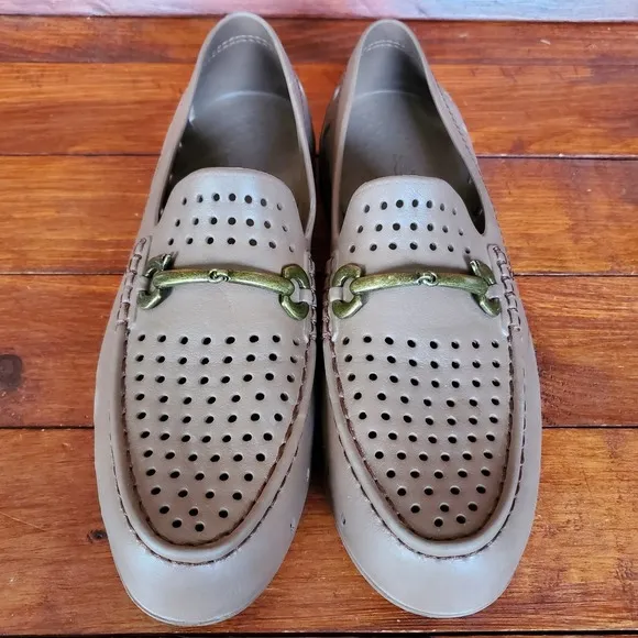 Boat Shoes Men 11 Brown Loafers Waterproof Slip On Floaters Outdoors Boating
