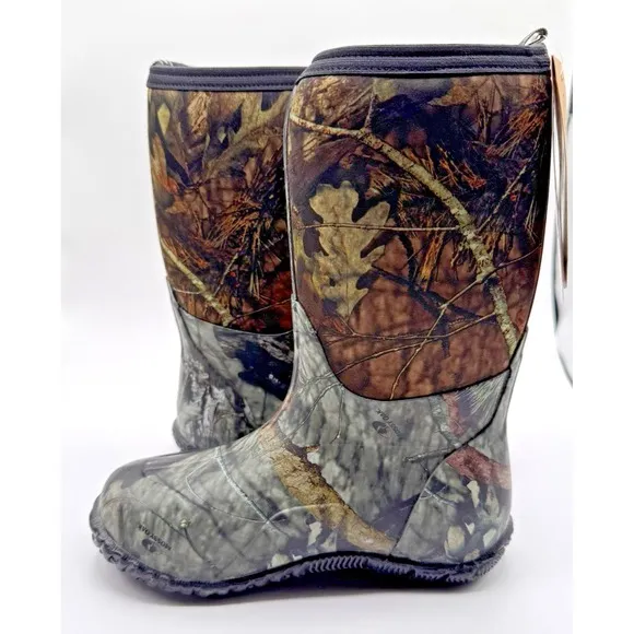 Bogs Classic High Camo Kids' Boots, Mossy Oak Country, Size Youth 2