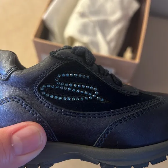 Brand new baby shoes with Swarovski by Santoni