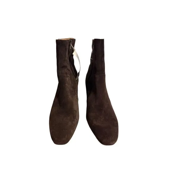 Brand New Blondo Waterproof Sadie Cow Suede Upper Brown Ankle Boots 10