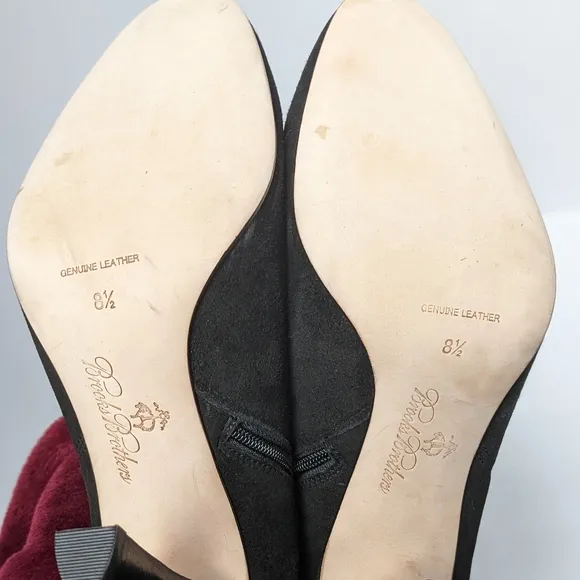 Brooks brothers suede ankle boots