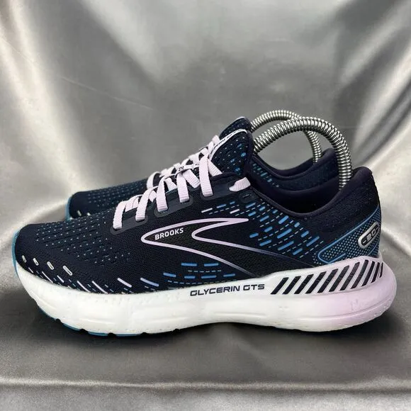 Brooks Glycerin 20 Running Shoes Women's 8 Sneakers 1203691B499 Blue Lilac Gym