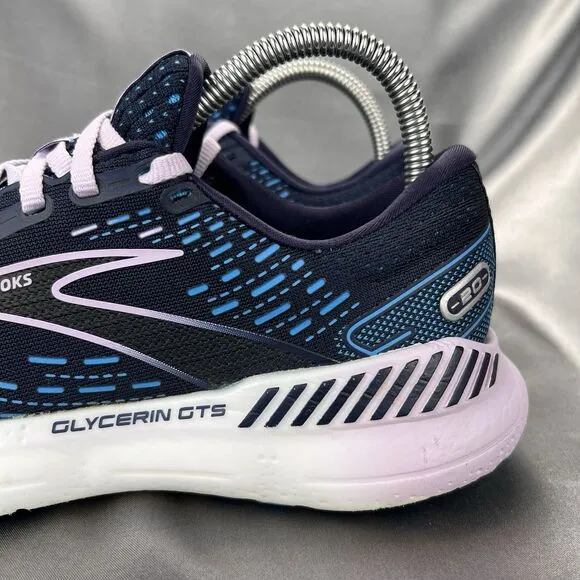 Brooks Glycerin 20 Running Shoes Women's 8 Sneakers 1203691B499 Blue Lilac Gym