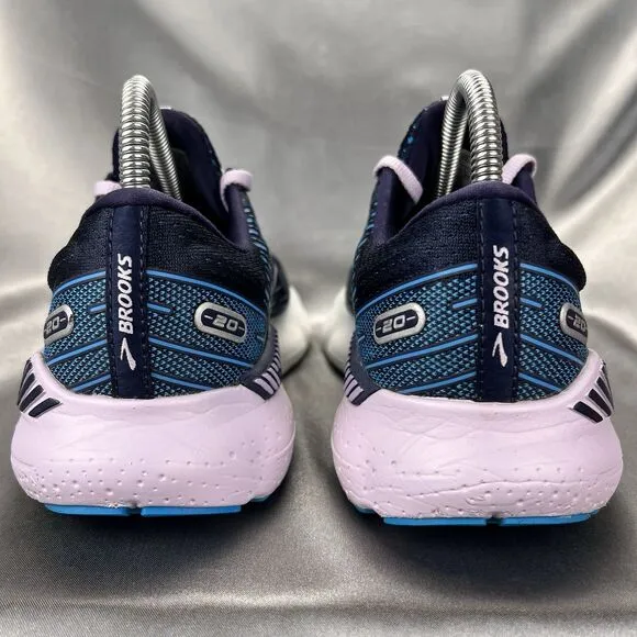 Brooks Glycerin 20 Running Shoes Women's 8 Sneakers 1203691B499 Blue Lilac Gym
