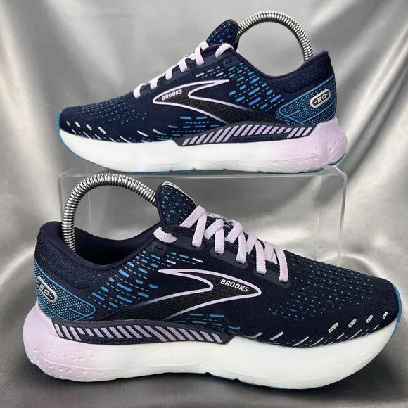 Brooks Glycerin 20 Running Shoes Women's 8 Sneakers 1203691B499 Blue Lilac Gym
