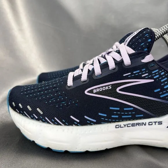 Brooks Glycerin 20 Running Shoes Women's 8 Sneakers 1203691B499 Blue Lilac Gym
