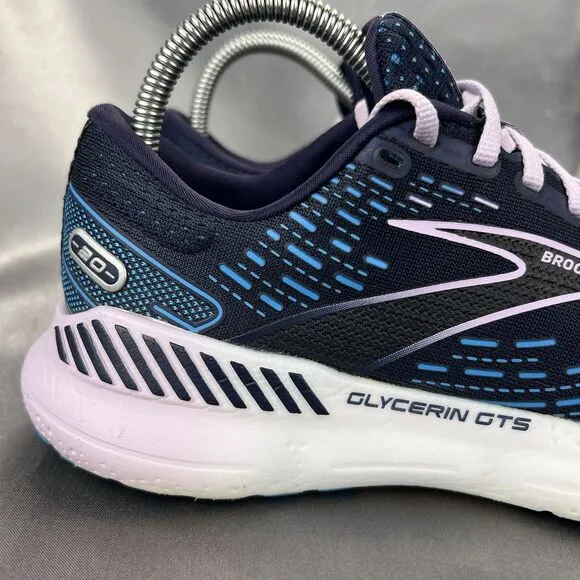 Brooks Glycerin 20 Running Shoes Women's 8 Sneakers 1203691B499 Blue Lilac Gym