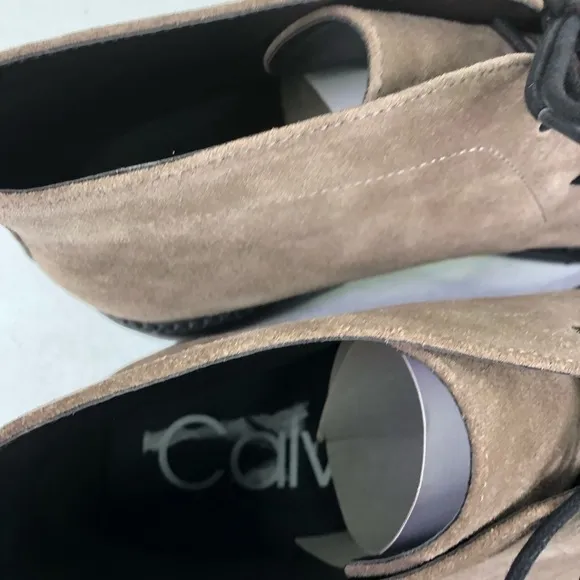 Calvin Klein Ultan Tan Suede Chukka Boots
