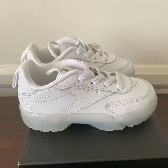 Cardi B X Reebok leather platform sneaker size 7 new