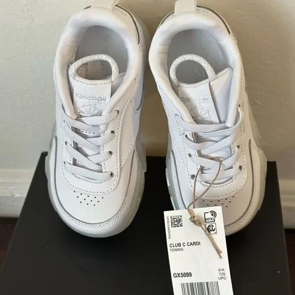 Cardi B X Reebok leather platform sneaker size 7 new