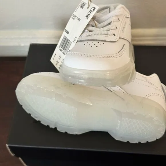 Cardi B X Reebok leather platform sneaker size 7 new