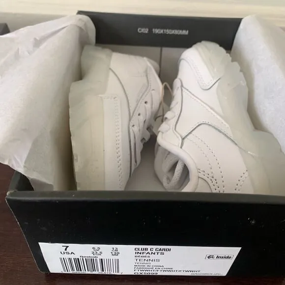 Cardi B X Reebok leather platform sneaker size 7 new