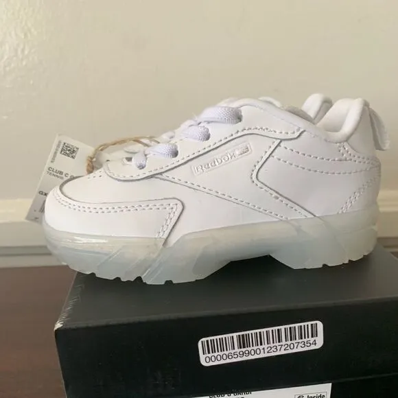 Cardi B X Reebok leather platform sneaker size 7 new