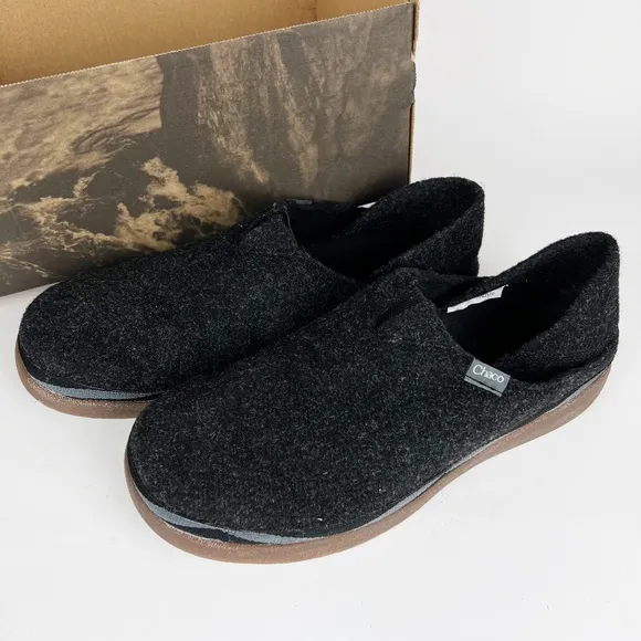 Chaco Men's Revel Casual Slip On Sneaker Black Comfort Moccasin Loafer Size 9.5