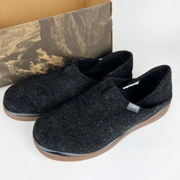 Chaco Men's Revel Casual Slip On Sneaker Black Comfort Moccasin Loafer Size 9.5