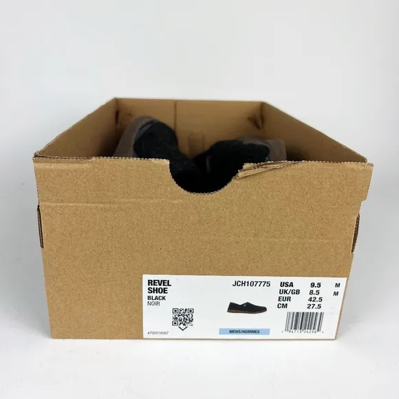 Chaco Men's Revel Casual Slip On Sneaker Black Comfort Moccasin Loafer Size 9.5