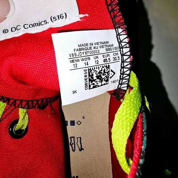 Chuck Taylor Converse All Star DC Comics Heathens Joker In Squad We Trust Shoes