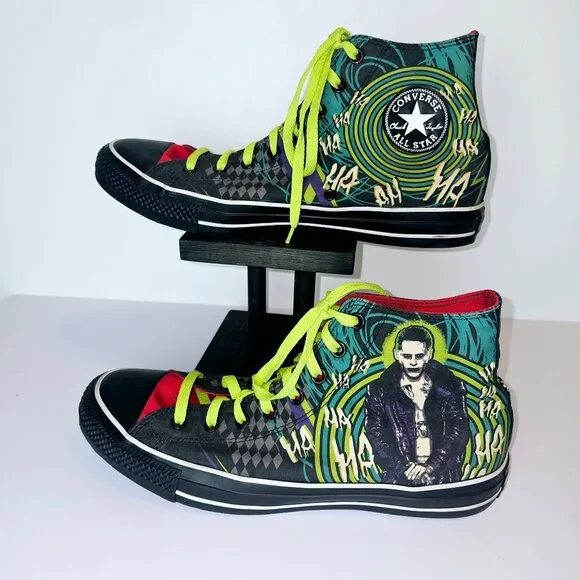 Chuck Taylor Converse All Star DC Comics Heathens Joker In Squad We Trust Shoes
