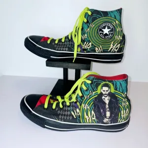 Chuck Taylor Converse All Star DC Comics Heathens Joker In Squad We Trust Shoes