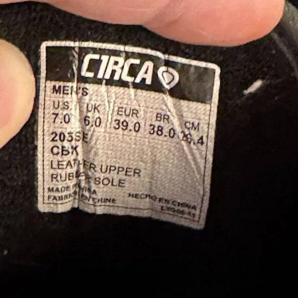 circa mens size 7 skate shoes strap cbk 205se‎ Fat Tongue Y2k Skateboard