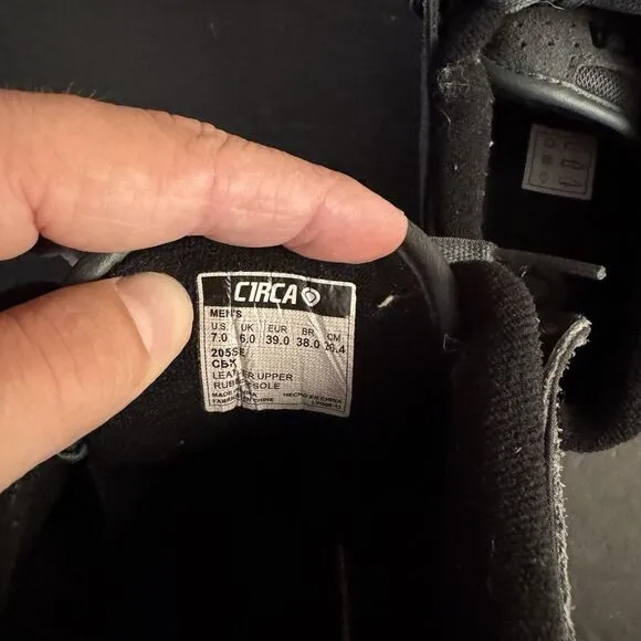circa mens size 7 skate shoes strap cbk 205se‎ Fat Tongue Y2k Skateboard