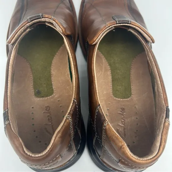Clarks Gessler Step Loafers Slip on Leather Shoes