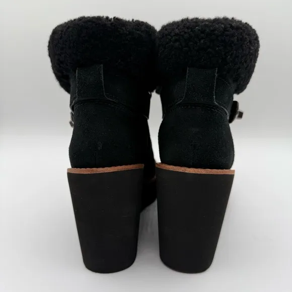 COACH KENNA CALF SUEDE AND SHEARLING BOOTS SZ 6B