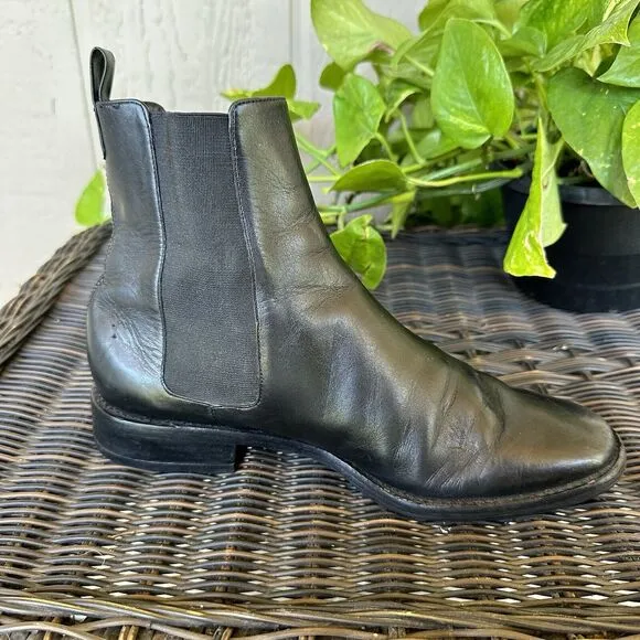 Cole Haan Chelsea Boot Womens Size 7.5 B Black Classic Made In‎ Brazil #D15558