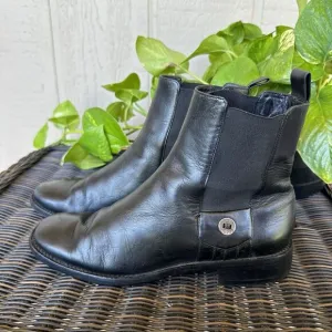 Cole Haan Chelsea Boot Womens Size 7.5 B Black Classic Made In‎ Brazil #D15558