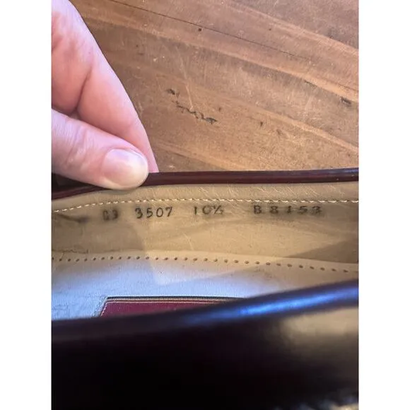 Cole Haan City Tassel Loafers Men’s Size 10.5 Mahogany Burgundy Shoes Office