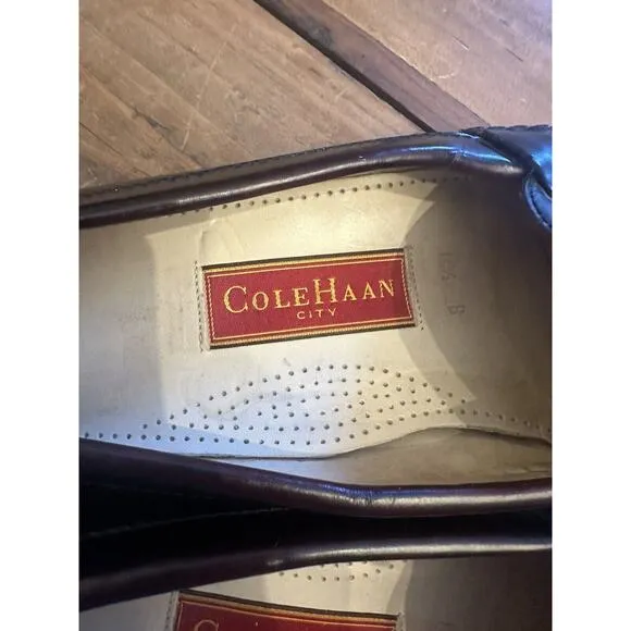 Cole Haan City Tassel Loafers Men’s Size 10.5 Mahogany Burgundy Shoes Office