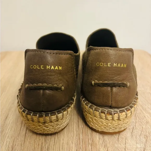 Cole Haan Cloudfeel Stitchlite Espadrilles  Green Khaki Shoes