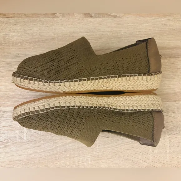 Cole Haan Cloudfeel Stitchlite Espadrilles  Green Khaki Shoes