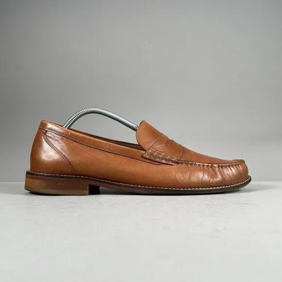 Cole Haan Pinch Men’s 10M Slip On Grand Penny Loafers Dress Shoes Brown Leather