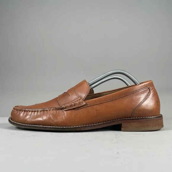 Cole Haan Pinch Men’s 10M Slip On Grand Penny Loafers Dress Shoes Brown Leather