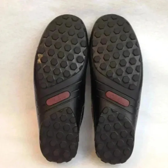 Cole Haan Powerstep Protech Leather Black Loafer 8