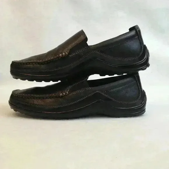 Cole Haan Powerstep Protech Leather Black Loafer 8