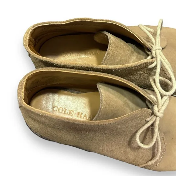 COLE HAAN Tan Suede Chukka Boots