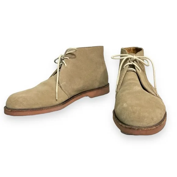 COLE HAAN Tan Suede Chukka Boots