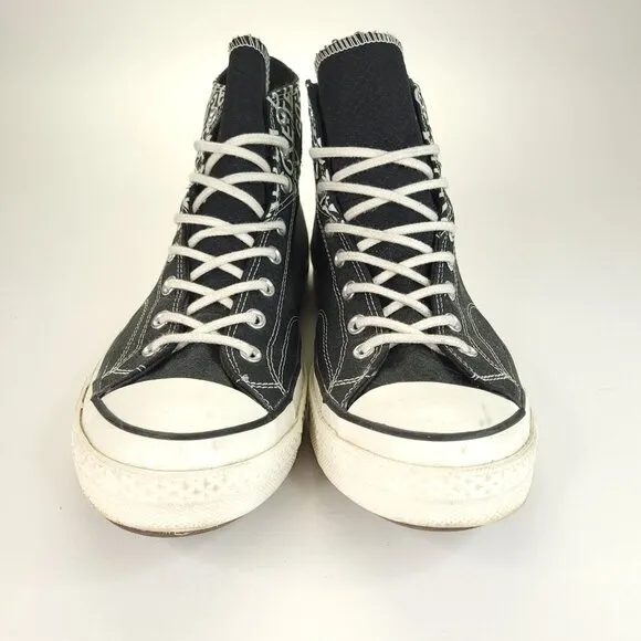 Converse All Star Gore Tex Shoes Mens Size 13 Black White High Top Skate Workout