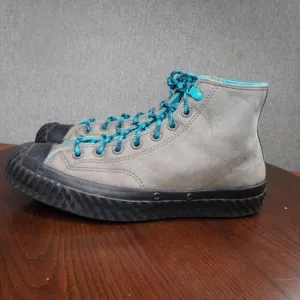 Converse Chuck 70 Bosey Shoes Mens 9.5 Gray Leather Water Repellent High 165931C