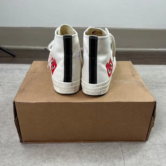 Converse Chuck 70 Comme des Garcons High Tops Shoes Cream Tan Mens 10