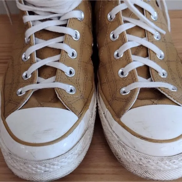 Converse Chuck Taylor 70 High Crafted Patches Sneakers Shoes Burnt Honey M10 W12